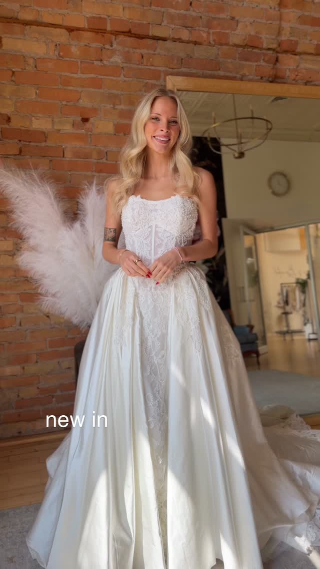 Prudence and Ruecello❤️, Both equally stunning, with soft necklines and flowy skirts completing both✨🤍 | Tiffani's Bridal