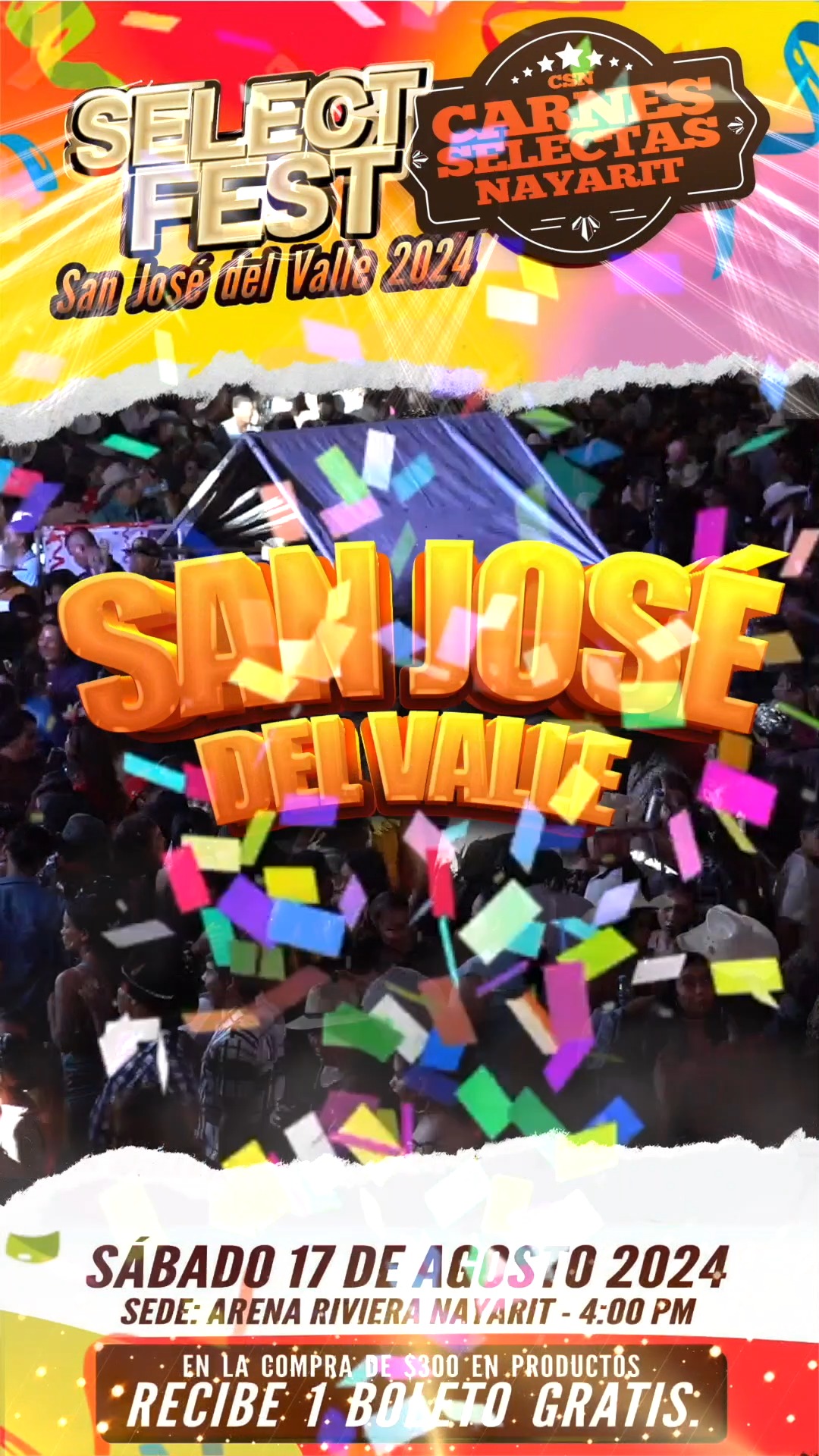🌟🎫SELECT FEST 2024🎟⭐️ San José del Valle, Nayarit No te pierdas de la ...