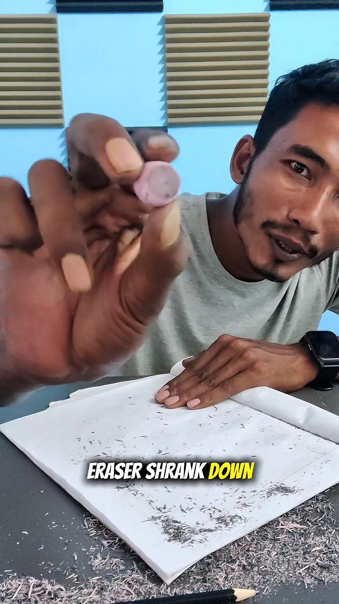 How Many Pages Can One Eraser Erase? I Found Out! #amazing #mrhelal # ...