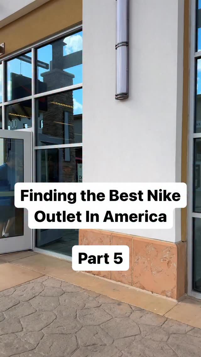 Last year I drove across the country to find the best Nike Outlet. This ...