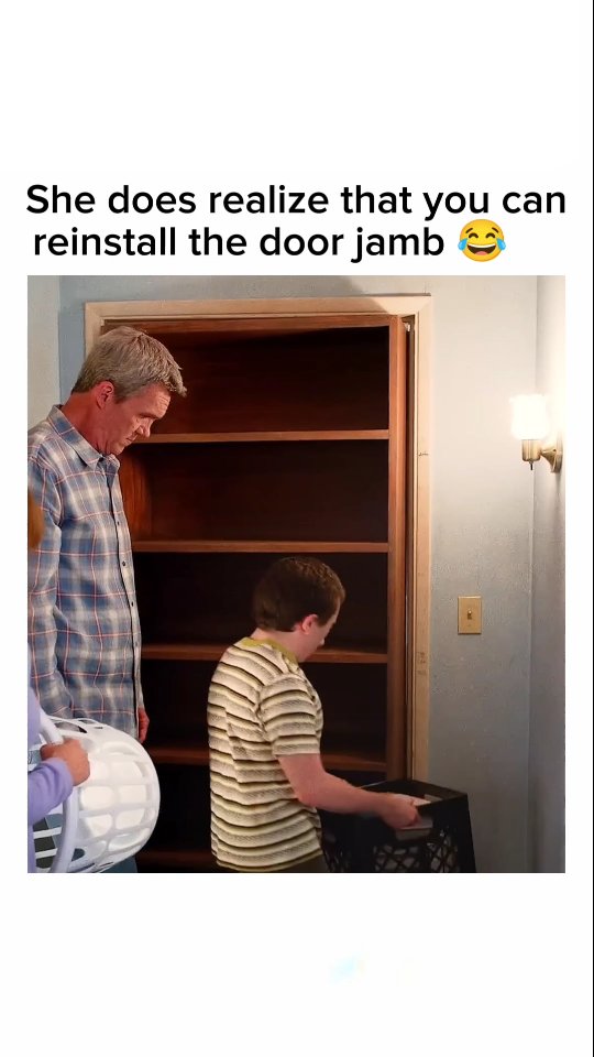 I thought in the beginning that it's a secret room behind the bookshelf ...