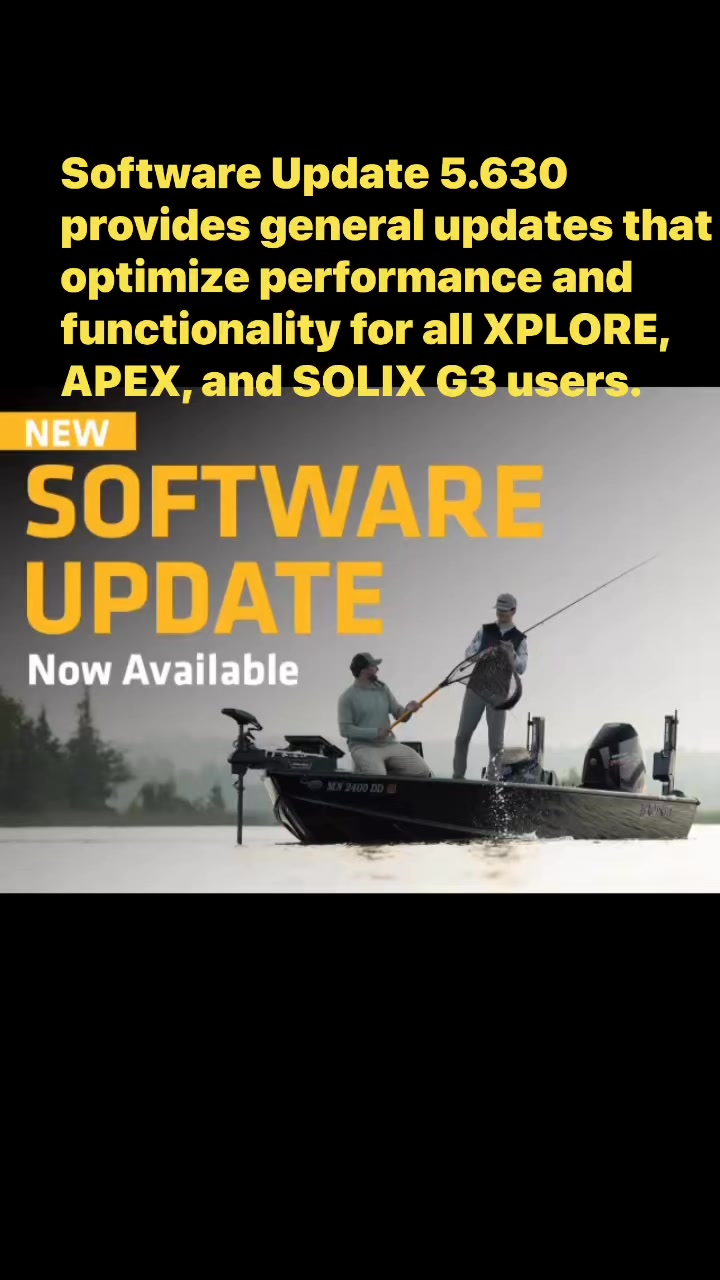 Software Update 5.630 provides general updates that optimize ...