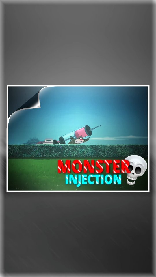 MONSTER INJECTION ☠️ #oggyandthecockroaches #oggyandjack #oggyjack # ...