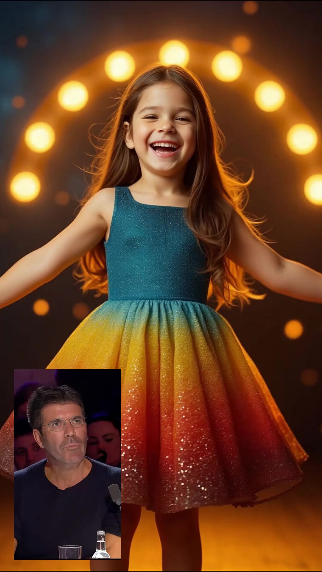 This shy 13-year-old with a frizzy bob walks nervously on stage—but ...