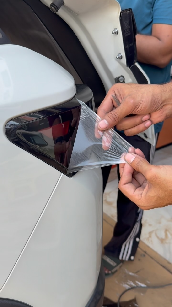 New Brezza Car Tail Light Smoke Tapping Install #caraccessories # ...