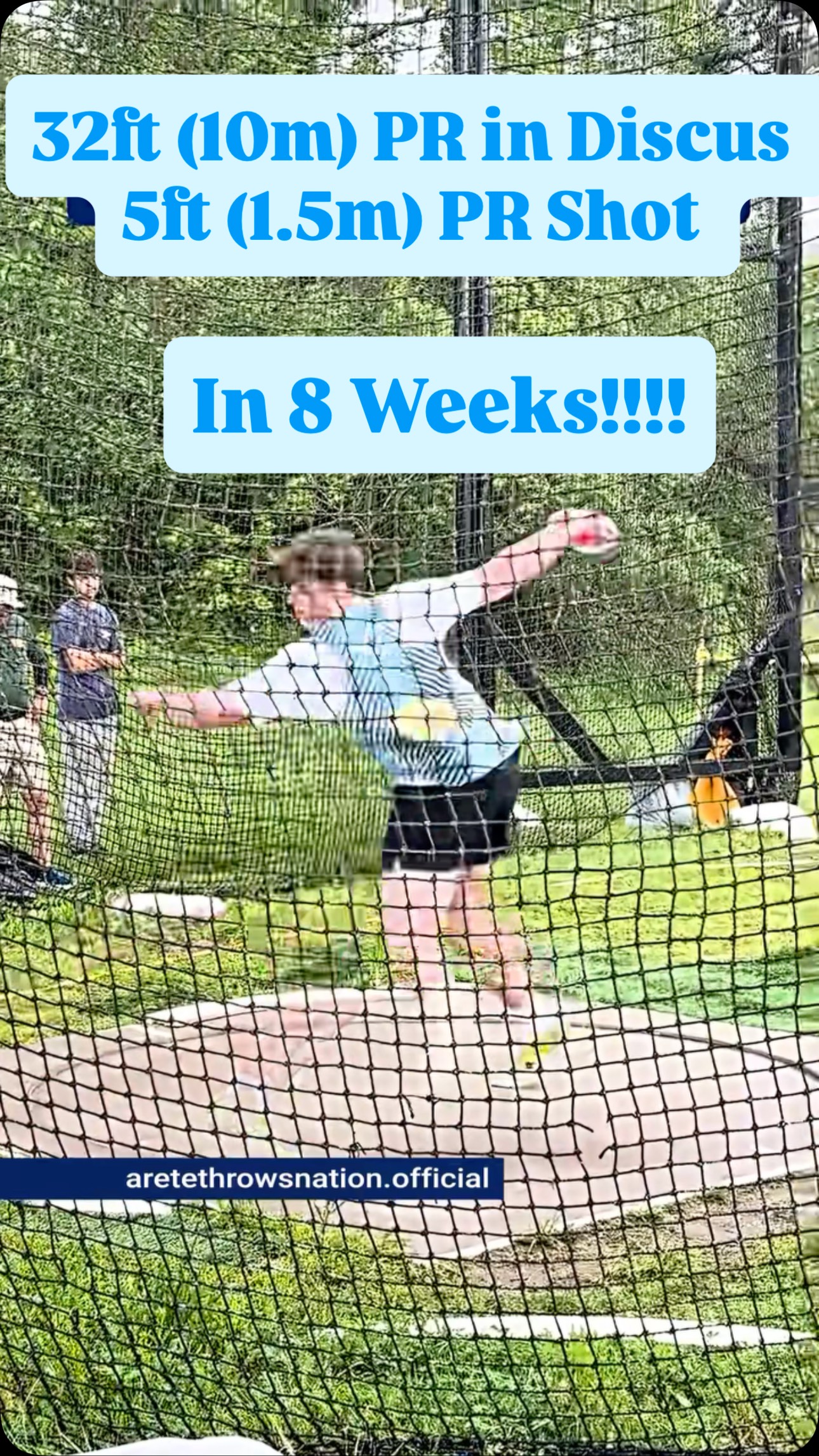@sean.anderson08 throwing a 20+ ft Discus PR last year as sophomore ...