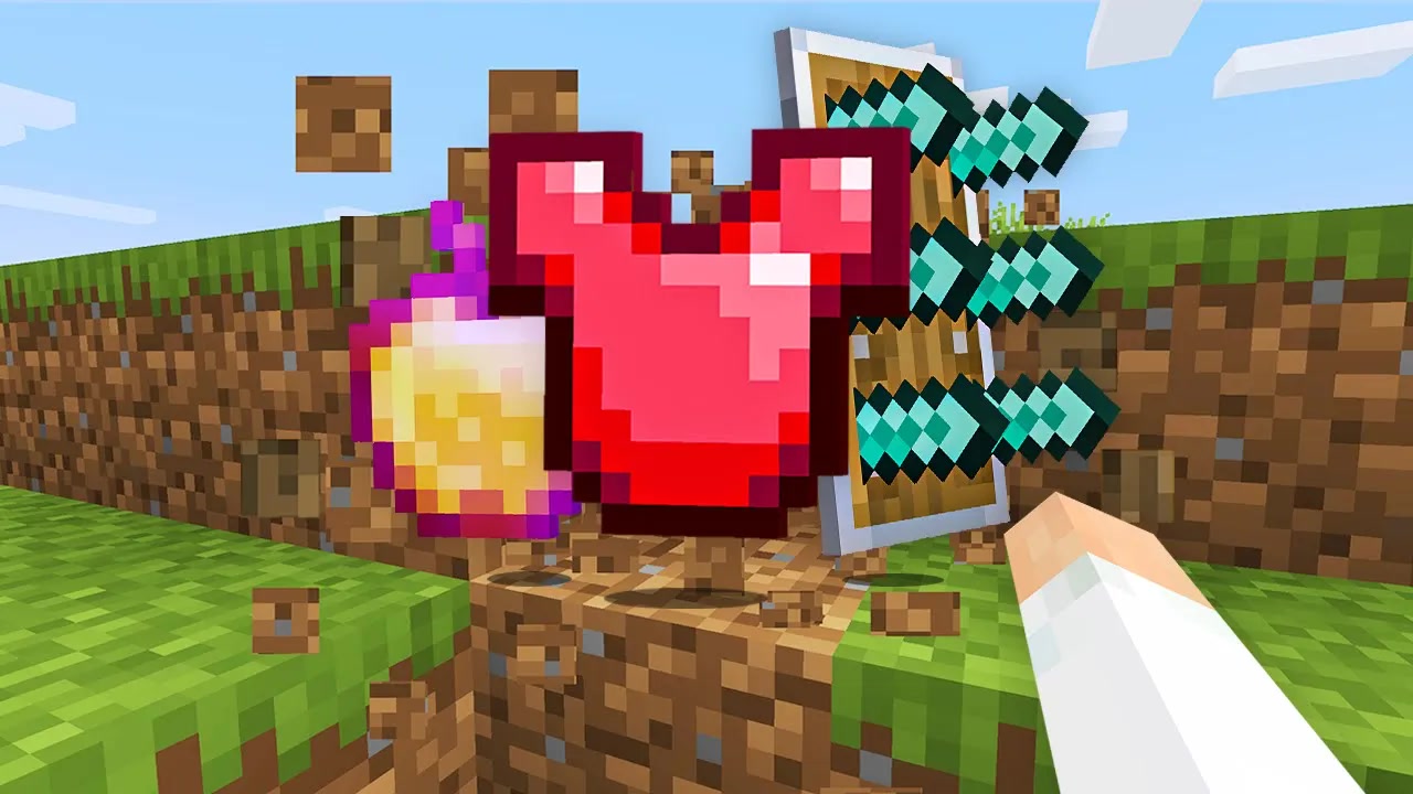 Minecraft, But There Are Random Drops... | Minecraft, But There Are ...