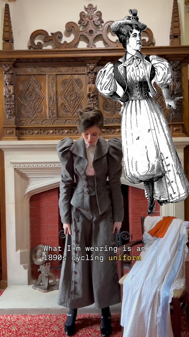 Victorian Secret Pants: 1890s Cycling Skirt Loophole for Women