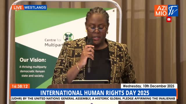 Today we honoured the Human Rights Day with CMD by reflecting on Rt ...