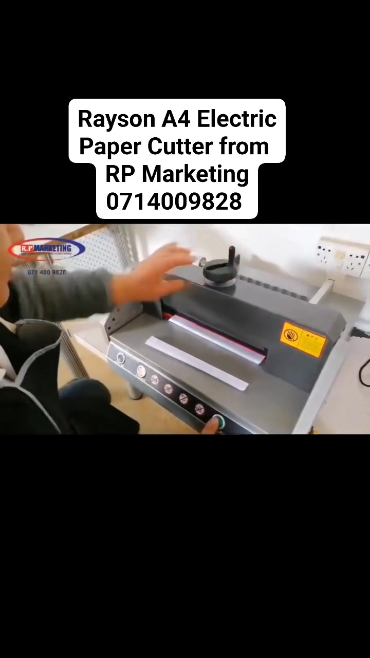 Rayson Electric A4 Paper Cutters දැන් RP Marketing අප වෙතින්, ව ඔබගේ ...