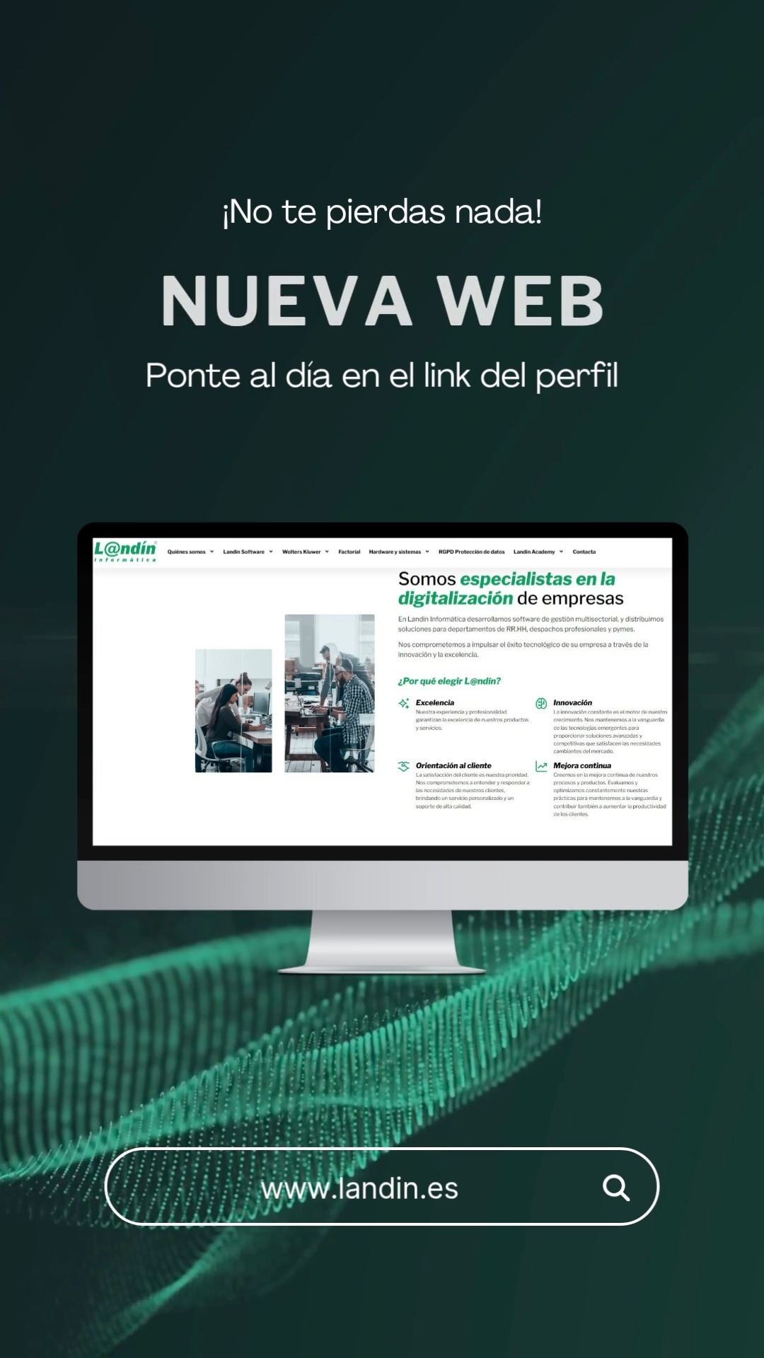 🎉 ¡ESTRENAMOS NUEVA WEB! 🌐 ¿Ya la... - Landín Informática | Facebook