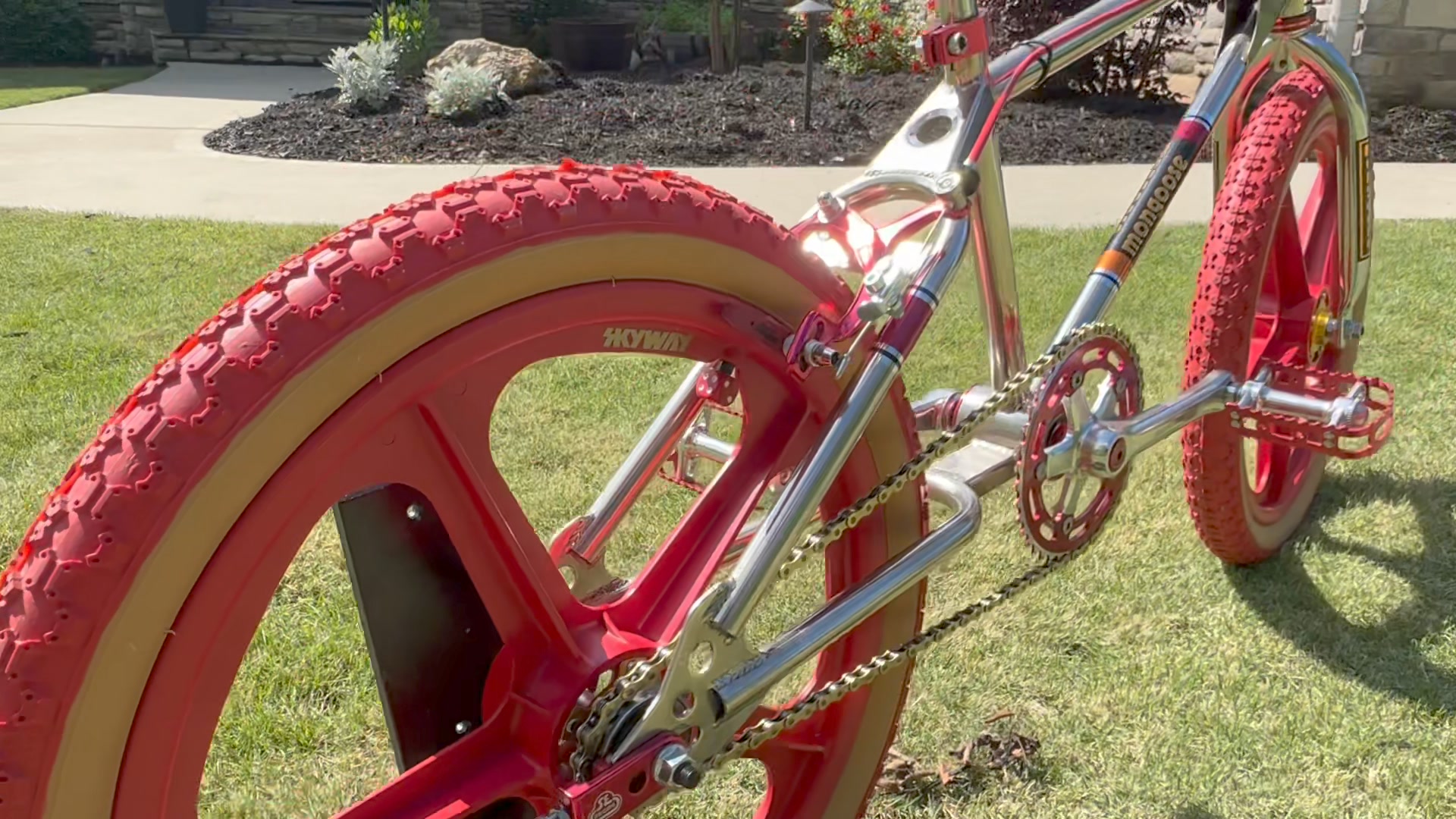 Full restore with some new modern parts. 1981 Mongoose (June)