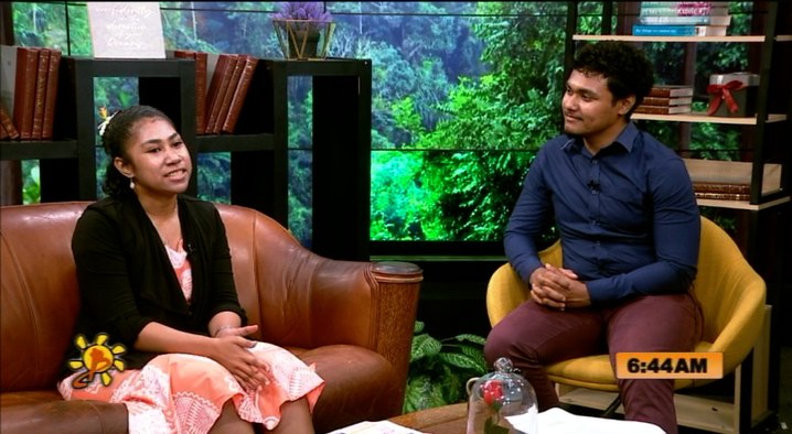 💖🚶‍♀️ October goes PINK! On Breakfast at Fiji One, host Jonathan Kumar ...