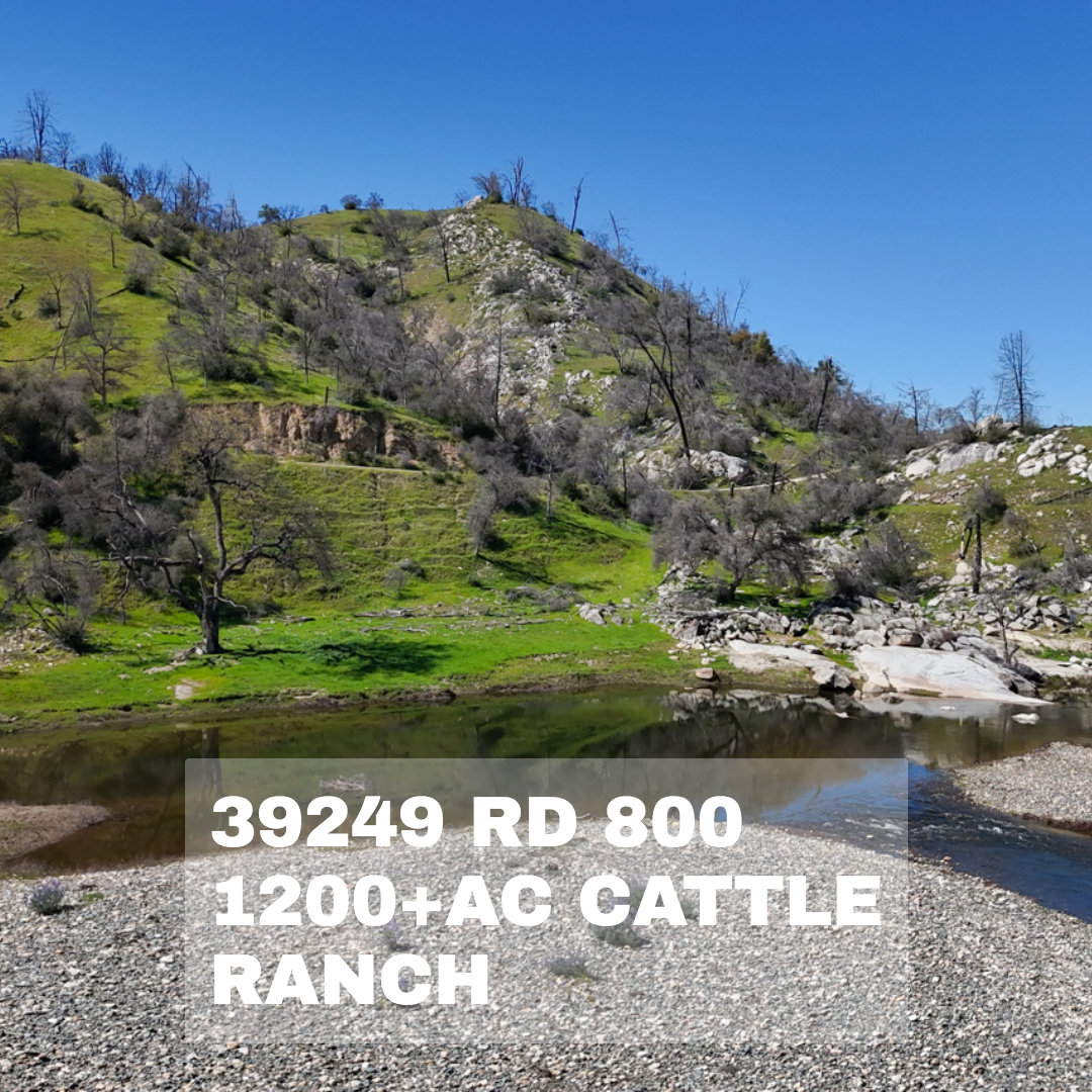 1200+ ACRE CATTLE RANCH IN RAYMOND, CA W/ RIVER FRONTAGE! | Kara ...
