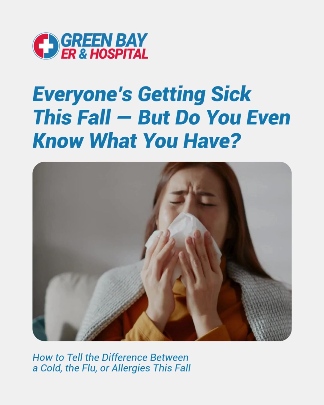 Fall hits, and suddenly everyone’s sniffling — but is it a cold, the ...