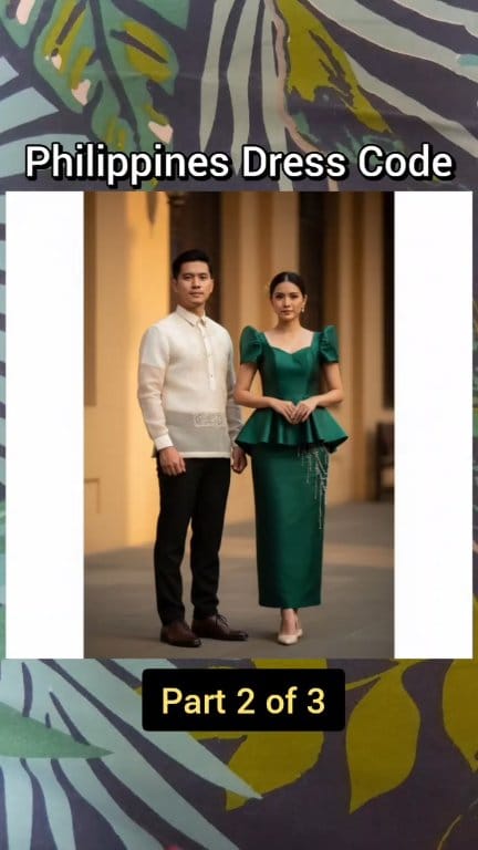 philippines dress code for ladies 🚨𝐍𝐞𝐰 𝐄𝐦𝐛𝐚𝐬𝐬𝐲 𝐃𝐫𝐞𝐬𝐬 𝐂𝐨𝐝𝐞 𝐀𝐥𝐞𝐫𝐭! 👖 The Philippine Embassy in Singapore welcomes all visitors with warmth and respect. As part of our new and Conduct Guidelines, we encourage weather‑friendly smart zonkted