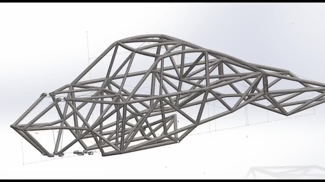 Ever wonder how Trophy Truck chassis are created in Solidworks? Check ...
