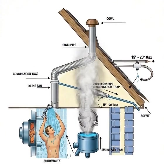 This diagram illustrates a professional installation setup for a ...