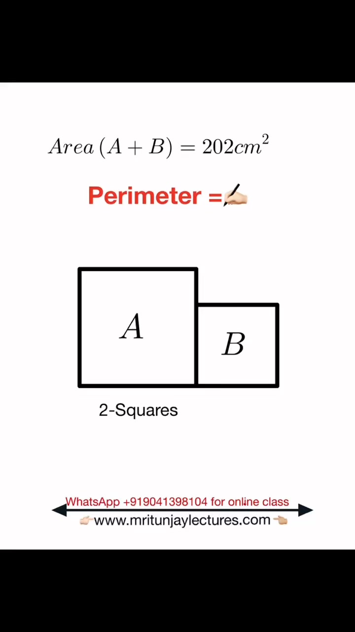 Perimeter = 🏻 #mathematics #mritunjaylectures #maths #mathschallenge 🤟 ...