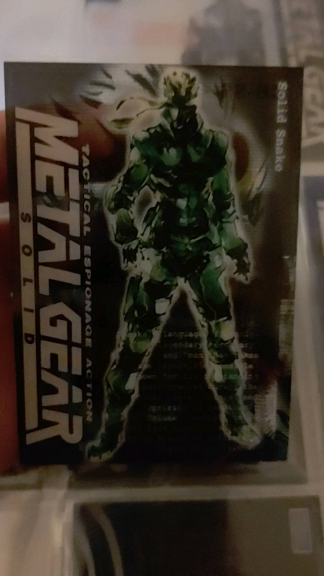 Completing metal gear solid trading card set
