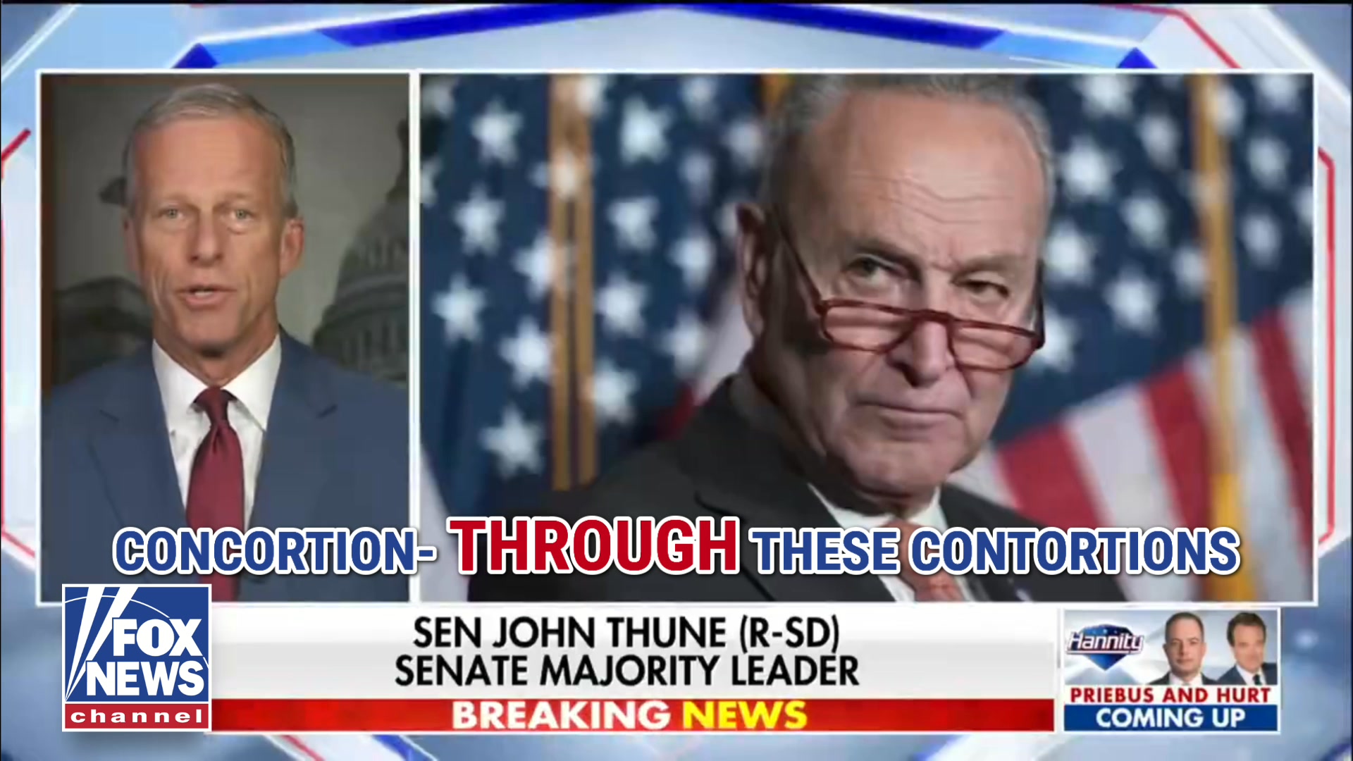 'COME TO THEIR SENSES': Senate Majority Leader John Thune is hopeful ...