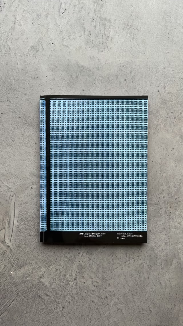 Tracked down a copy of Paul Rand's 'IBM Graphic Design Guide from
