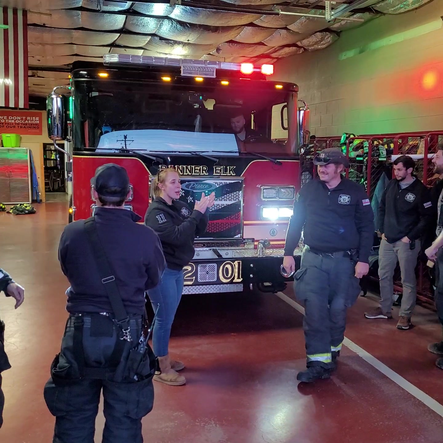 New Fire Engine Push-In | The Push-In of the long awaited, new Engine ...