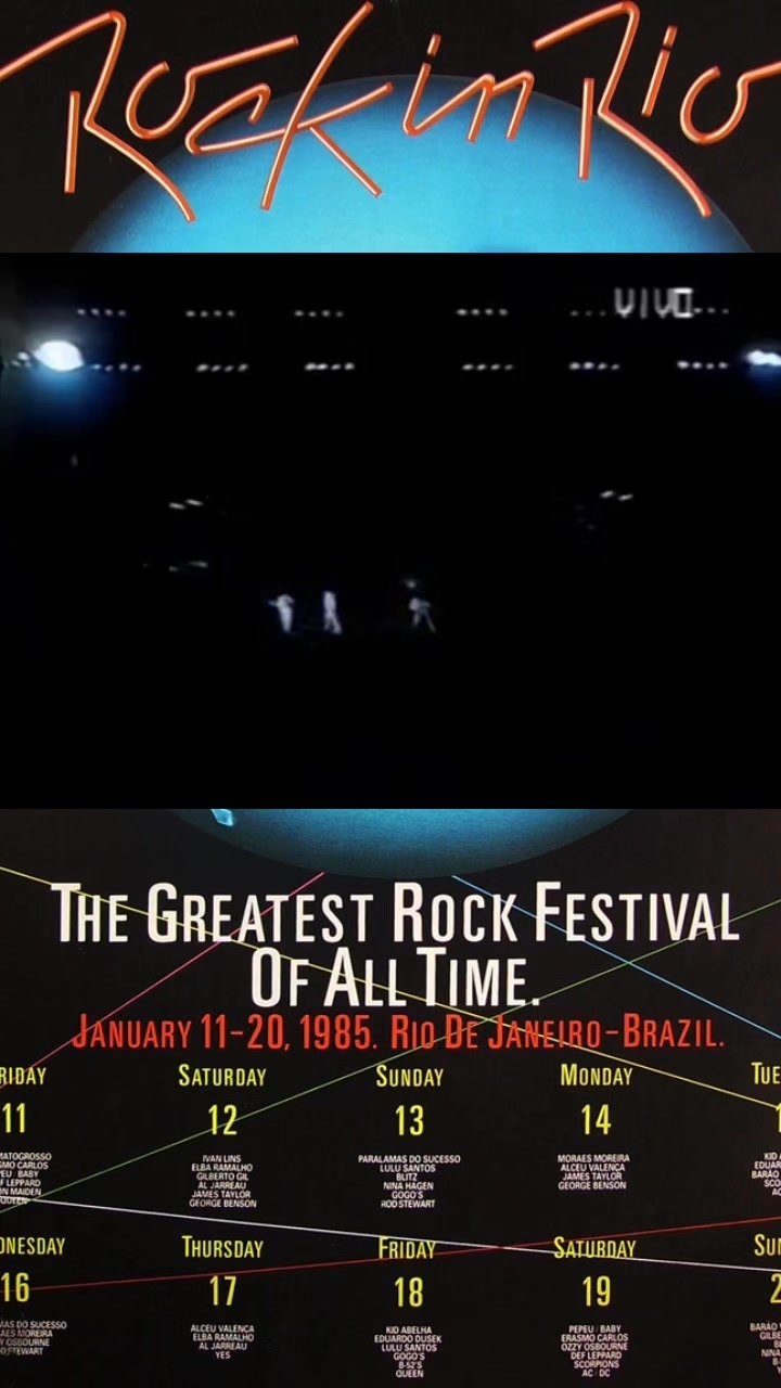 👉 Há 40 anos, começava o Rock in Rio 1985. Queen, Iron Maiden e
