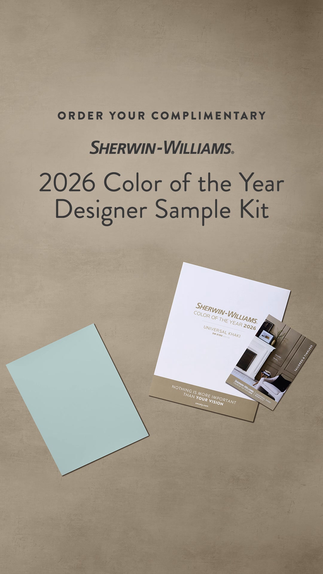 Bring our 2026 #SWColorOfTheYear palette into your studio with your ...