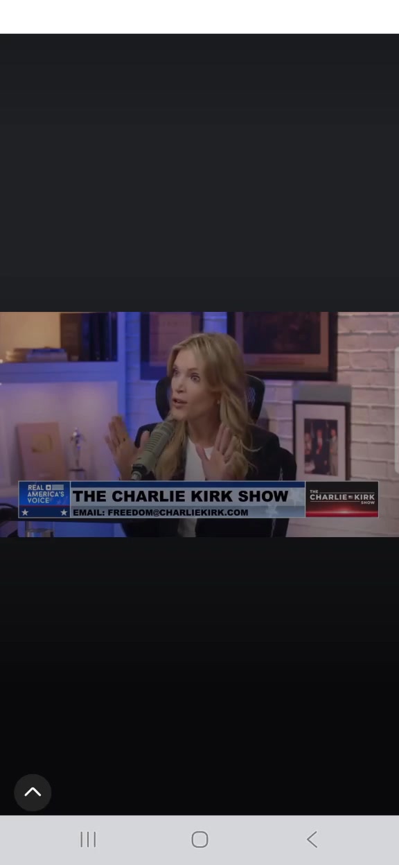 Jacqueline Garretson Abene made it to the Charlie Kirk show. They ...