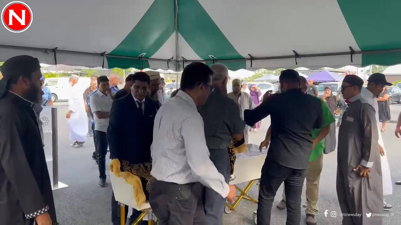 Hundreds of mourners turn out to Barakah Ground, Endeavour, Chaguanas ...