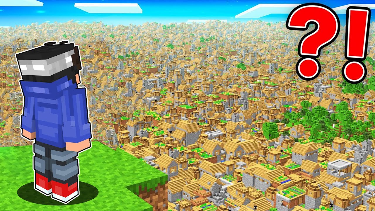 Endless Super Village in Minecraft #minecraft #habitatgaming # ...