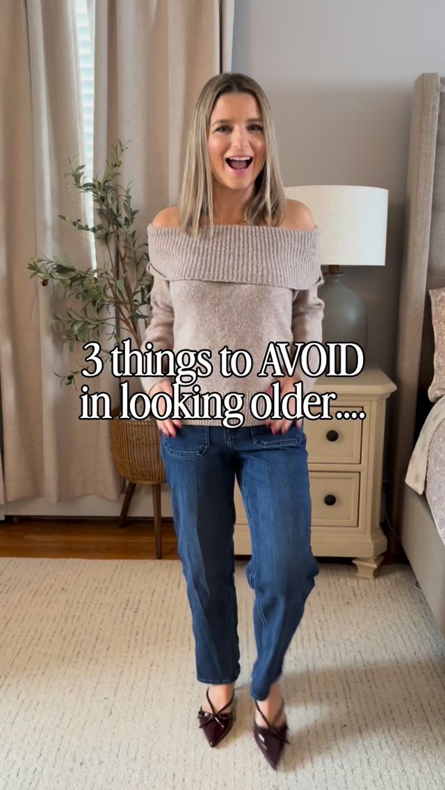 What NOT to Do (to avoid looking older) Baggy, shapeless tops – They ...