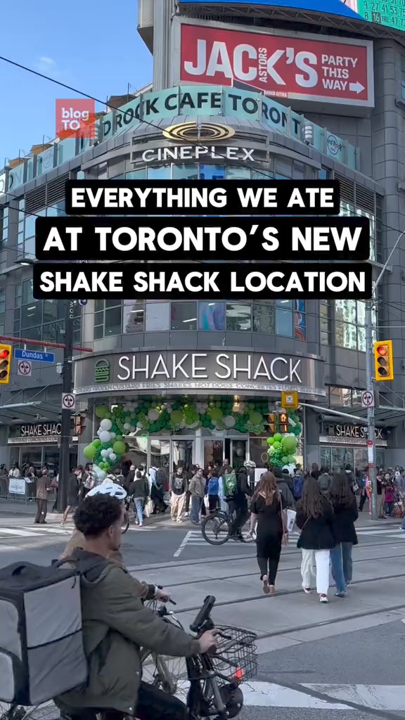 This is everything we tried at the NEW Shake Shack in Toronto!🍔 📍Shake ...