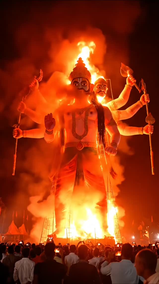 "Kill the Ravan within" Happy Dussehra 💐 #ravan #rammandir #shriram # ...