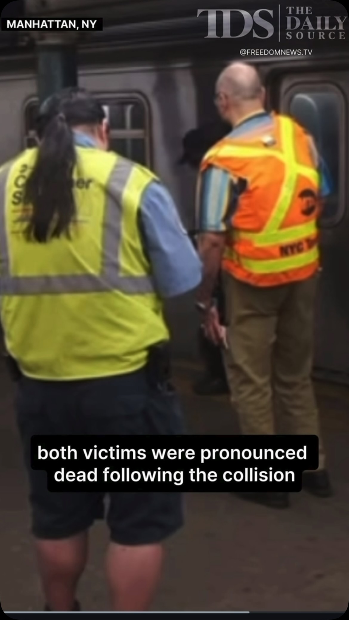 N　death nyc AR89 Authorities say they are still investigating after two people were