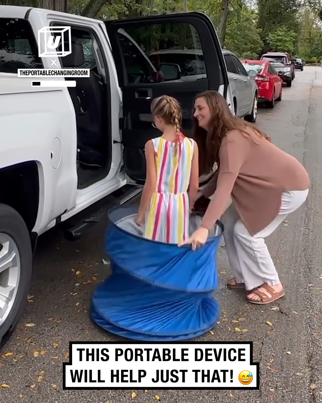 ネイバーフッド　CHANGING ROOM FOR KIDS Transform any space into a changing room in seconds! 👗✨ | UNILAD