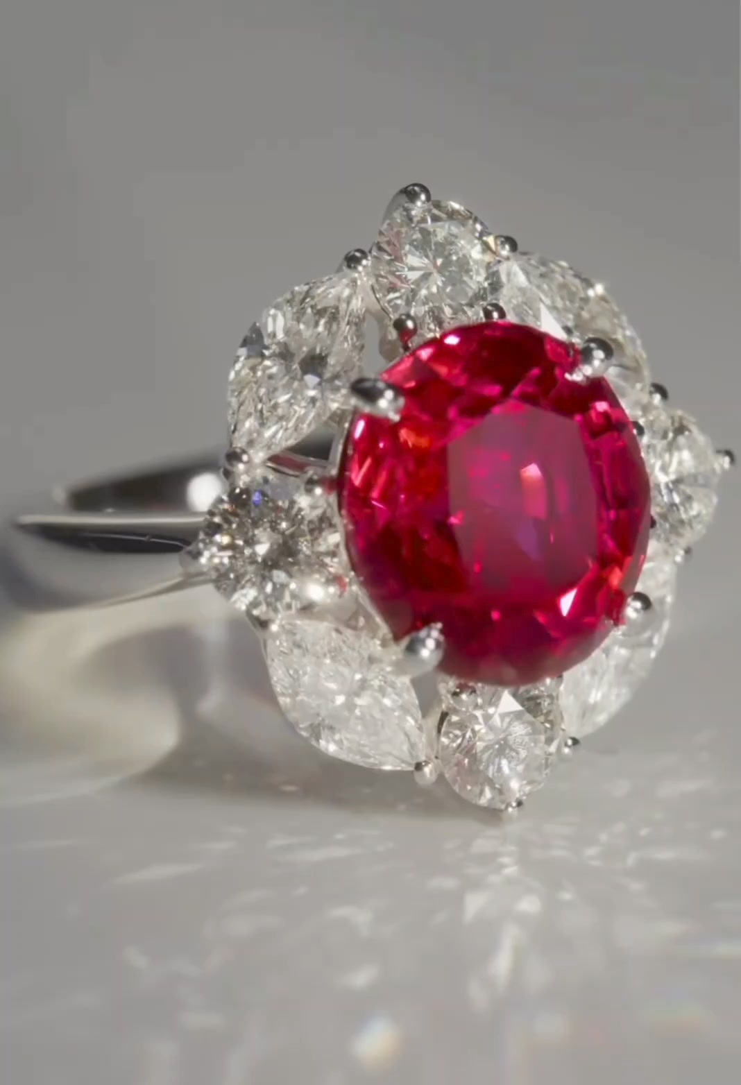 Rubis Naturel 1.01 Carats Burma Certifié IGI - Neuf Avec étiquettes - Rouge