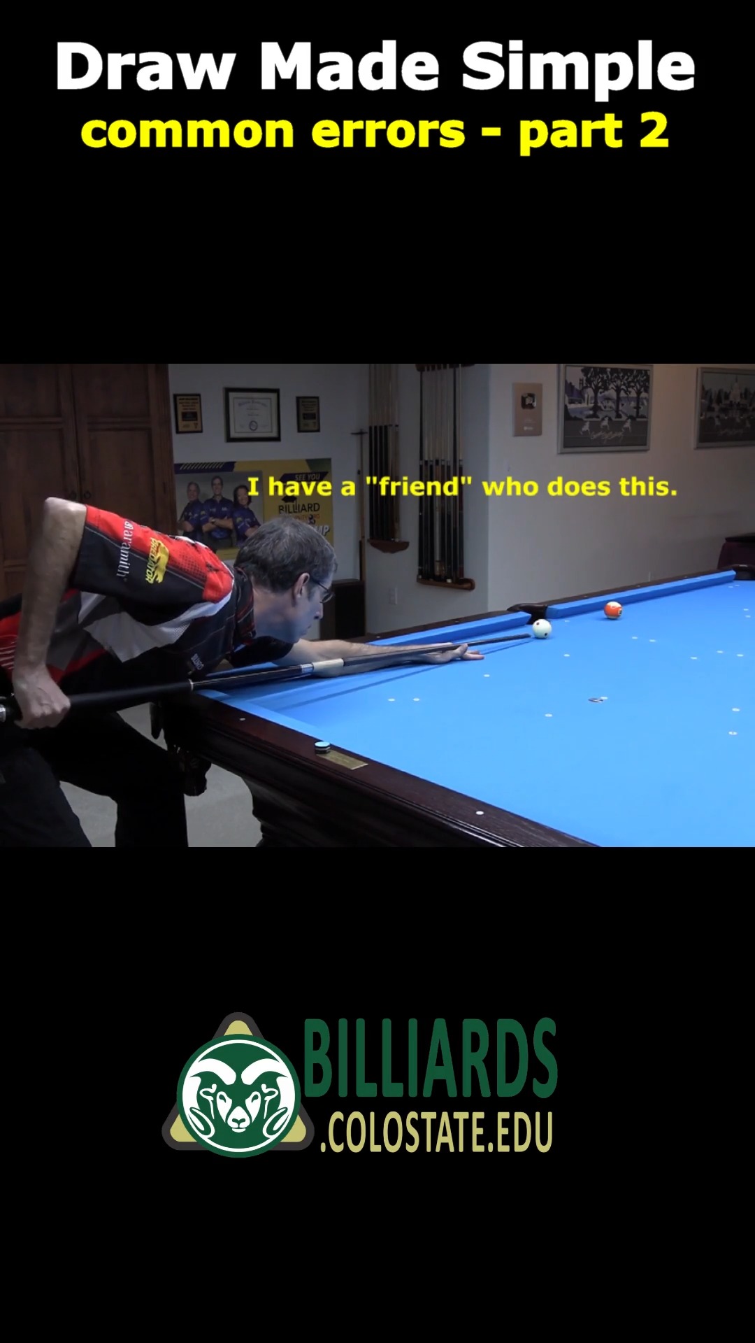 Dr. Dave demonstrates common technique errors (tensing the grip and arm ...