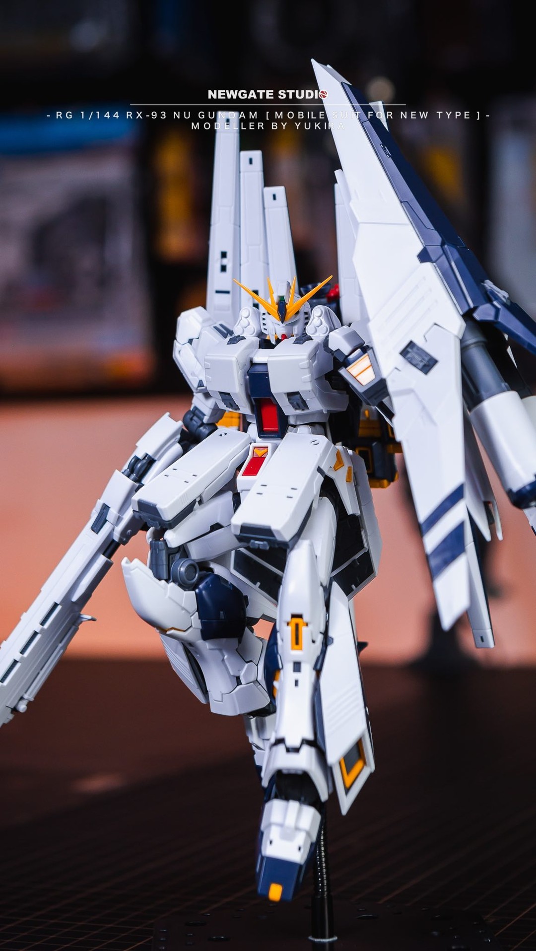 GaoGao RG 1/144 Nu Gundam Heavy Weapons System expansion set