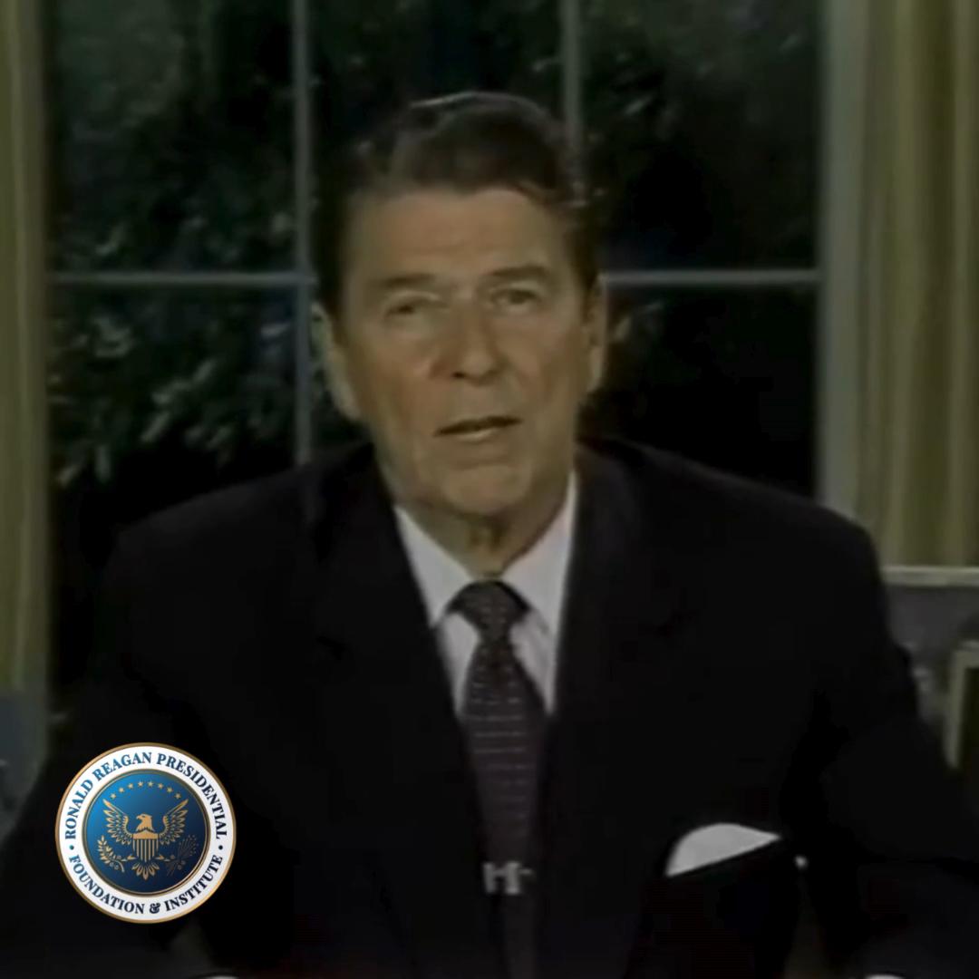 In 1985 #OnThisDay, President #RonaldReagan's address on federal