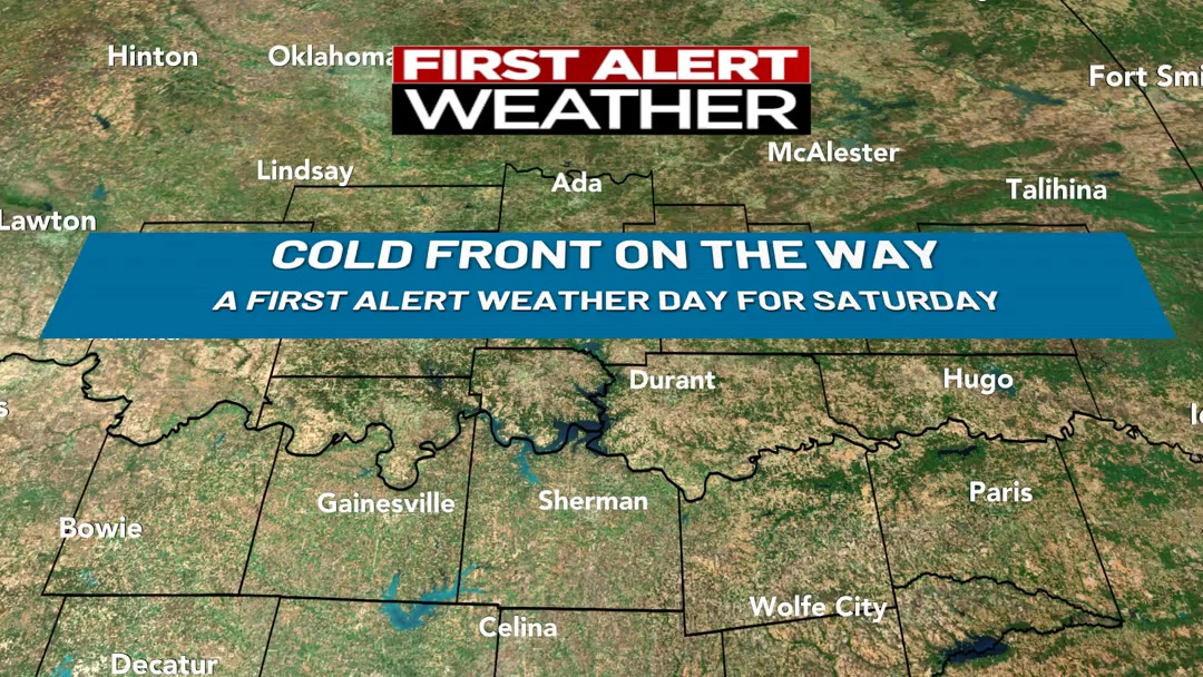 This weekend's cold front will finally bring some changes to Texoma's ...