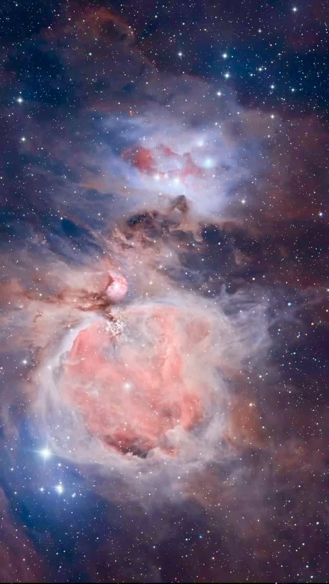 The incredible Orion Nebula and Running Man nebula, Messier 42-43 and ...