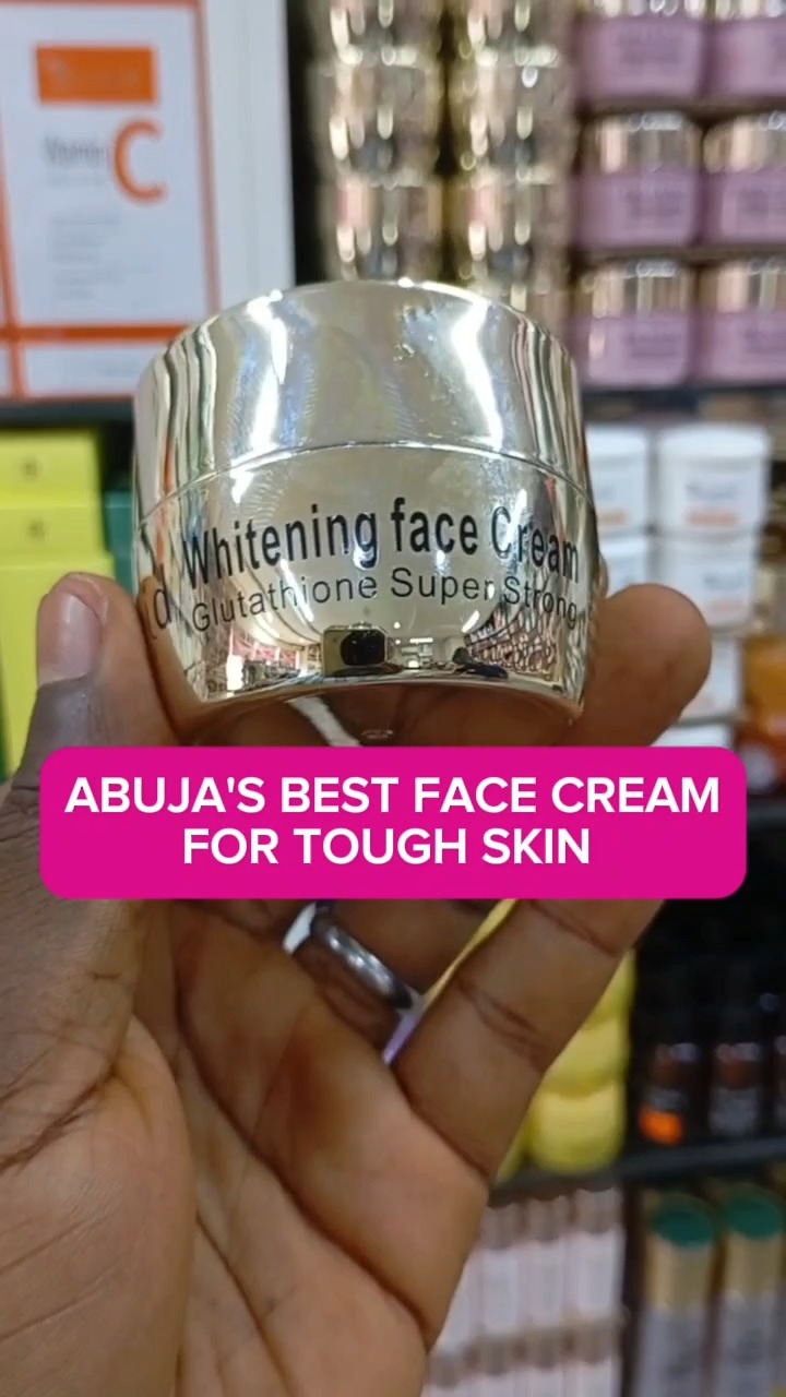 Tough, stubborn skin in Abuja? This glow fix is for you , Finally, a face cream that actually works for resistant skin 💥, The NEW Bismid Glutathione Super Strong Face Cream is designed to target 
