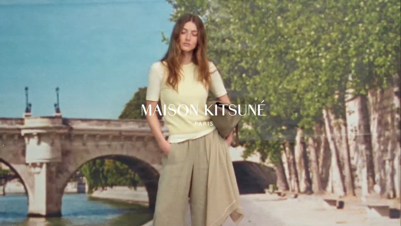 Maison Kitsuné reinterprets Paris in summer heat with artist and