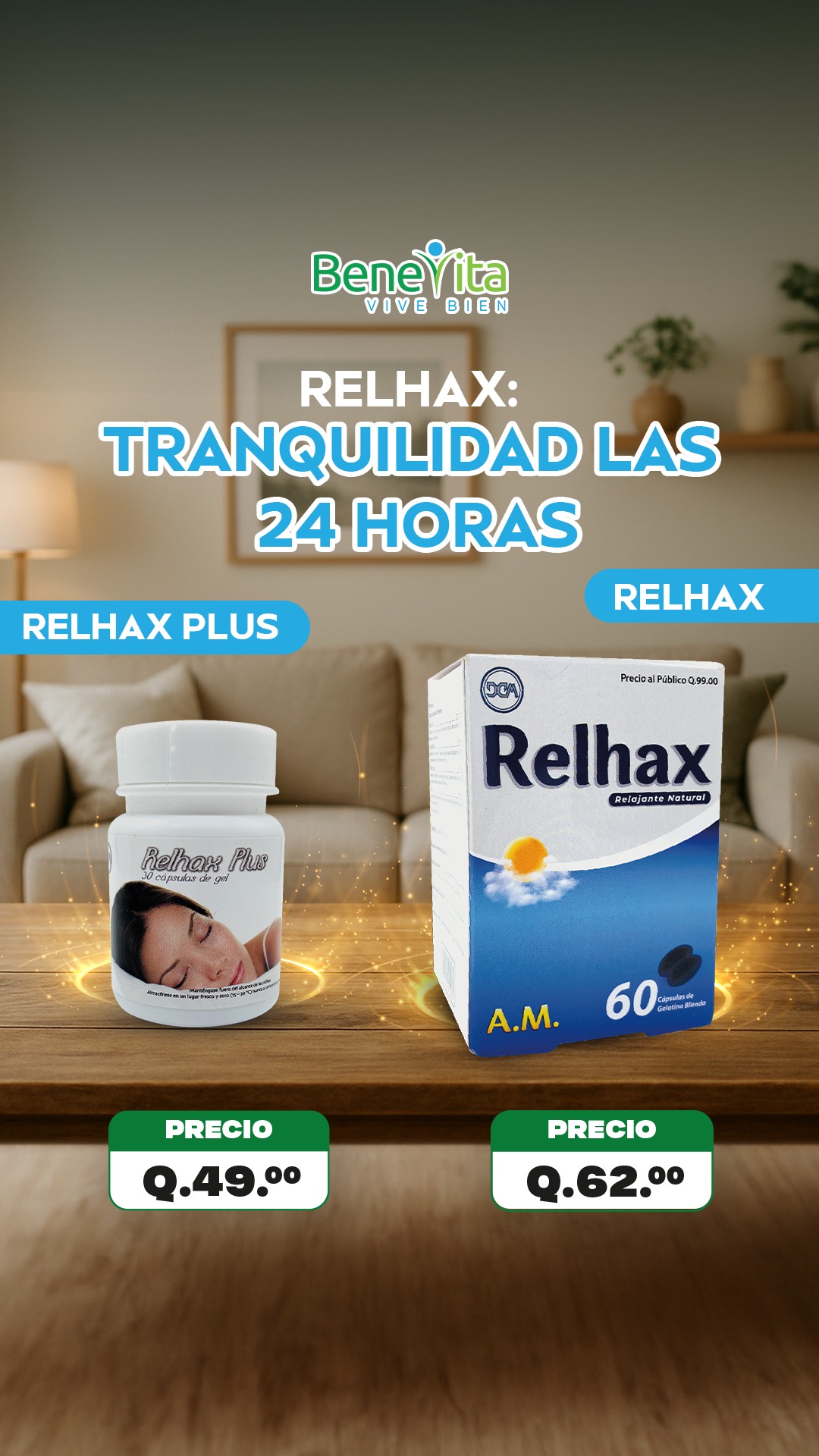 🌿 Relhax y Relhax Plus: la dupla... - Benevita Guatemala | Facebook