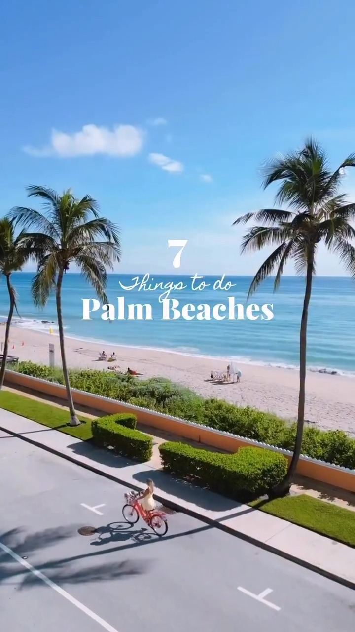 Looking for the best things to do in Palm Beach? 🌴☀️ From sandy beaches to historic landmarks, chic shopping, and sunny adventures, The Palm Beaches have it all! Here are the 7 can’t miss experiences 