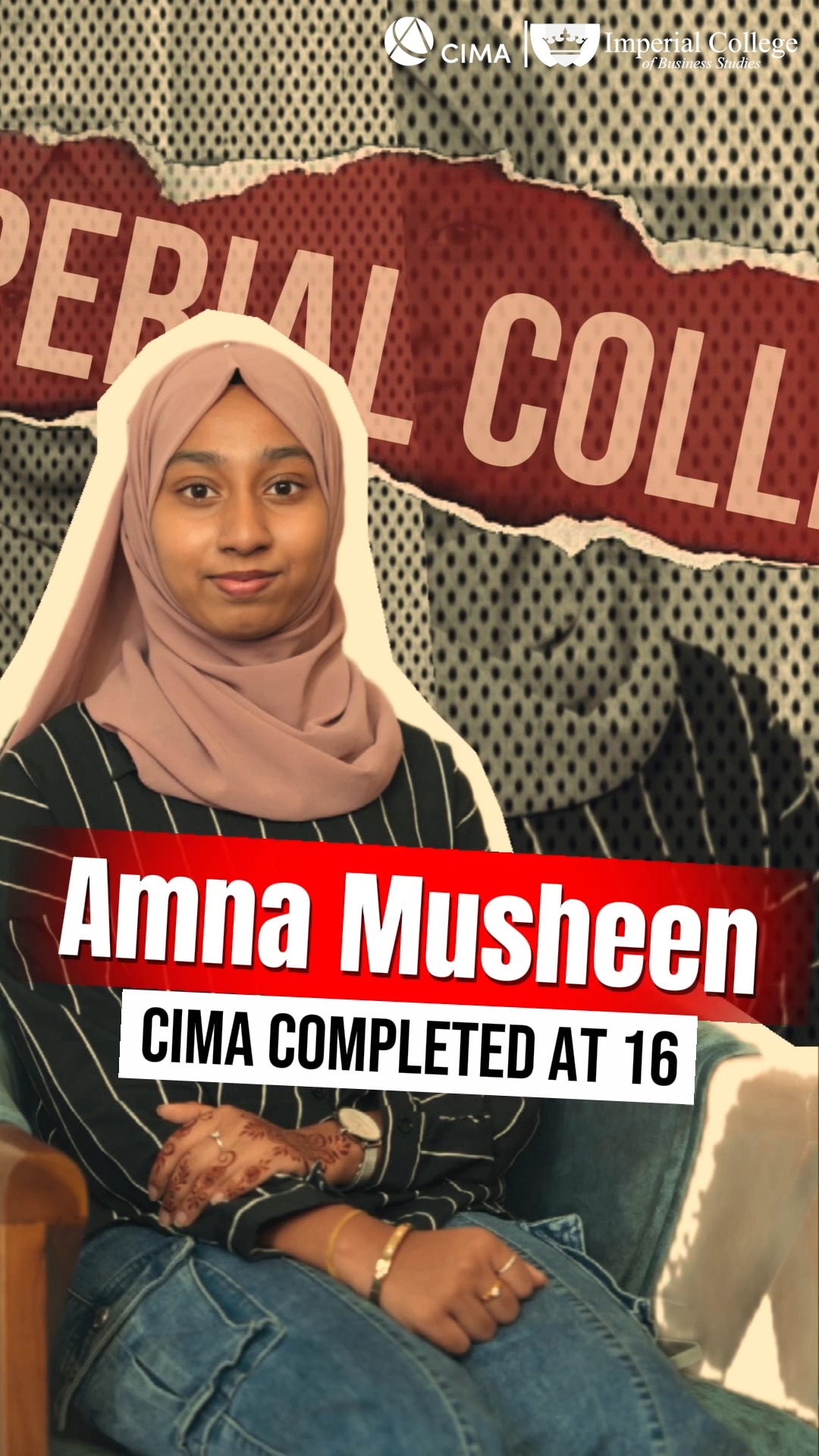 𝗔𝗺𝗻𝗮 𝗠𝘂𝘀𝗵𝗲𝗲𝗻 𝗰𝗼𝗺𝗽𝗹𝗲𝘁𝗲𝗱 𝗖𝗜𝗠𝗔 𝗮𝘁 𝗷𝘂𝘀𝘁 𝟭𝟲. If she can do it, why not you ...