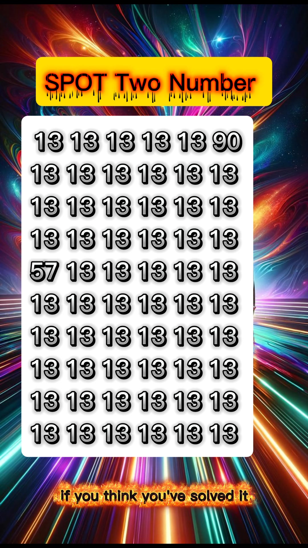 How many Different number? #QuizTime #MindGames #SmartPlay #QuizLovers ...