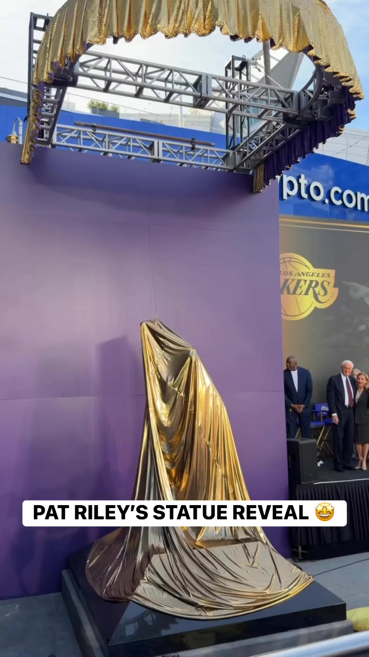 Pat Riley’s Statue has been unveiled in Los Angeles! 👏 9 years. 7 ...